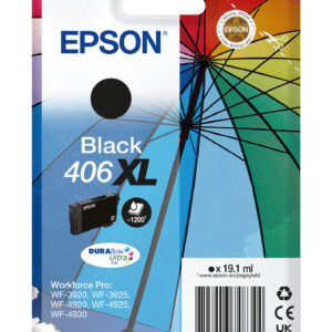 SINGLE BLACK 406XL UMBRELLA INK