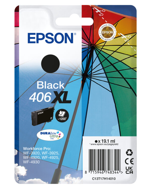 SINGLE BLACK 406XL UMBRELLA INK