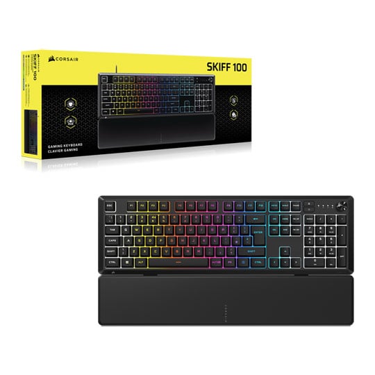 Corsair SKIFF 100 Wired RGB Gaming Keyboard - UK Layout Corsair SKIFF 100 Wired RGB Gaming Keyboard - UK Layout