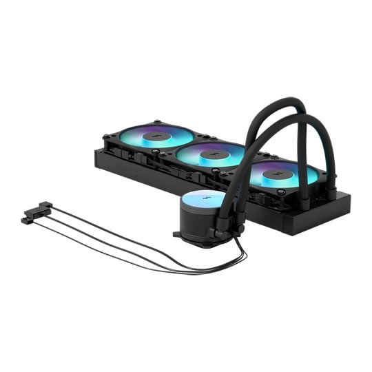 Fractal Design Radius 360 RGB All-in-One CPU Liquid Cooler - Black Fractal Design Radius 360 RGB All-in-One CPU Liquid Cooler - Black
