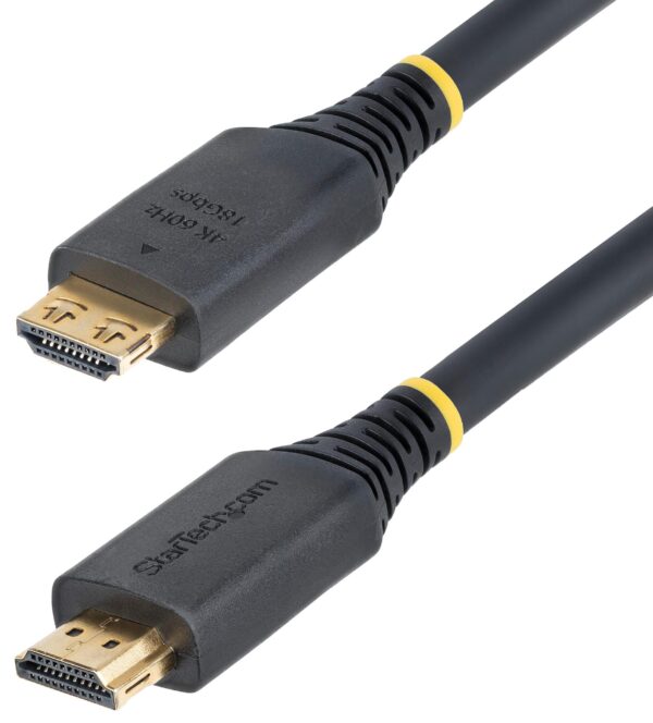 StarTech.com Active HDMI 2.0 Cable with Gripping Connectors - 10 m