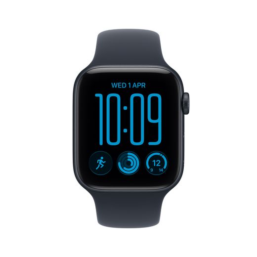 Apple Watch SE 3 44mm GPS + Cellular - Midnight, Navy Sport Band M/L