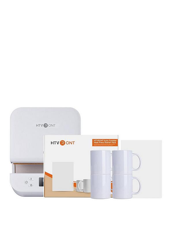 HTVRONT Auto Tumbler Heat Press with 4 Mugs - White HTVRONT Auto Tumbler Heat Press with 4 Mugs - White