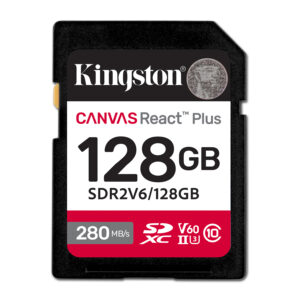 128GB CANVAS REACT PLUS SDXC UHS-II 128GB CANVAS REACT PLUS SDXC UHS-II