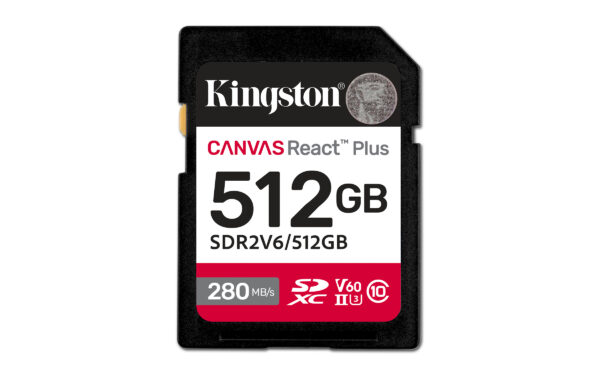 512GB CANVAS REACT PLUS SDXC UHS-II