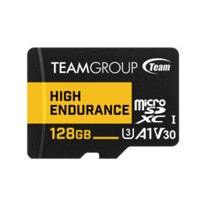 TEAMGROUP High Endurance 128GB microSDXC UHS-I U3 V30 Card TEAMGROUP High Endurance 128GB microSDXC UHS-I U3 V30 Card