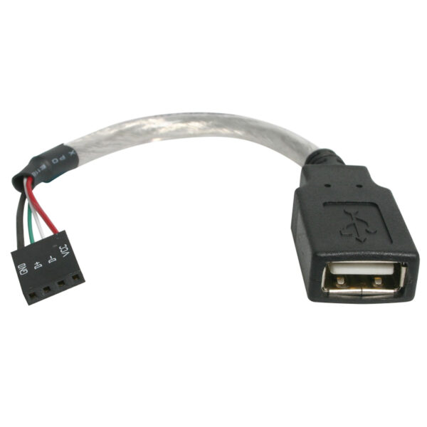 6INCH USB-A FEMALE TO MOTHERBOARD