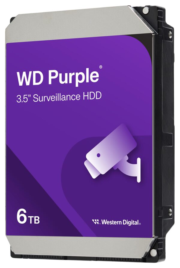 Western Digital WD Purple 6TB Surveillance Hard Drive - WD64PURZ