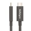 StarTech.com Active Thunderbolt 4 USB-C Cable - 2 m, 40 Gbps, 100 W