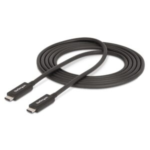 StarTech.com Active Thunderbolt 4 USB-C Cable - 2 m, 40 Gbps, 100 W StarTech.com Active Thunderbolt 4 USB-C Cable - 2 m, 40 Gbps, 100 W