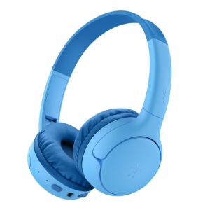 Belkin SoundForm Mini 2 Wireless Headphones for Kids (AUD012HQBL) Belkin SoundForm Mini 2 Wireless Headphones for Kids (Blue - AUD012HQBL)