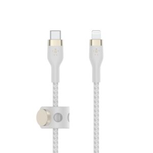 Belkin Silicone USB-C to Lightning Cable - Ultra Durable (CAA011BT1MWH)