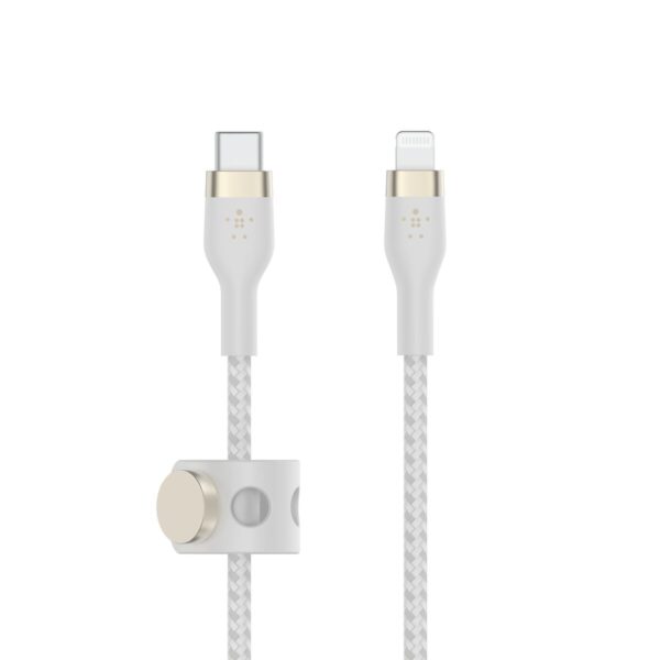 Belkin Silicone USB-C to Lightning Cable - Ultra Durable (CAA011BT1MWH)