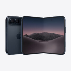 iPhone Duo (7.6-inch) in Night Sky – official Apple finish-select art