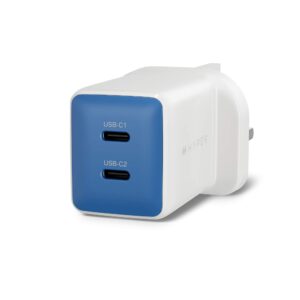 HyperJuice Flex 45W GaN USB-C Charger - Blue, UK Plug HyperJuice Flex 45W GaN Charger - Blue, UK Plug
