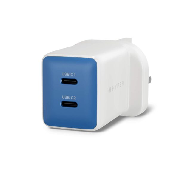 HyperJuice Flex 45W GaN Charger - Blue, UK Plug