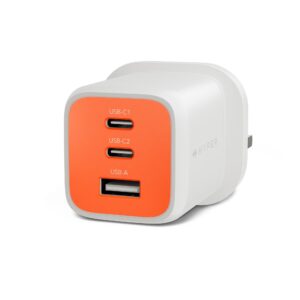 HyperJuice Flex 65W GaN USB-C Charger - Orange, UK Plug HyperJuice Flex 65W GaN Charger - Orange, UK Plug
