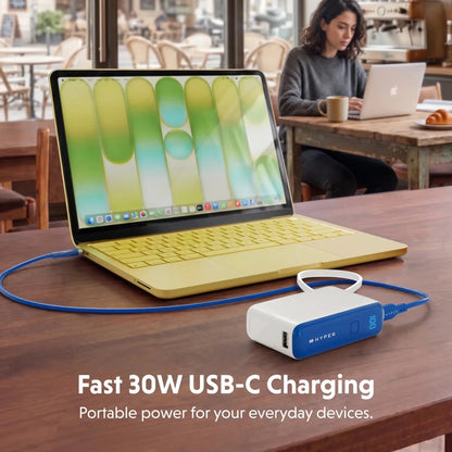 Hyper HyperJuice Flex 10K 30W Power Bank - Blue