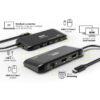 PORT Connect 901917 USB-C Dock - Dual 4K HDMI, 100W PD