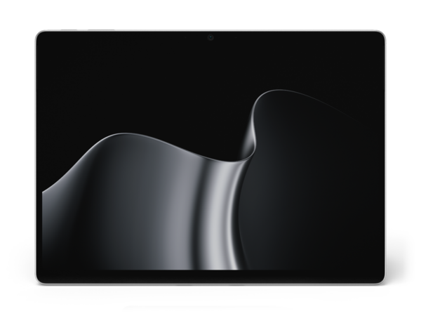 A Surface Pro for Business in the colour Platinum.