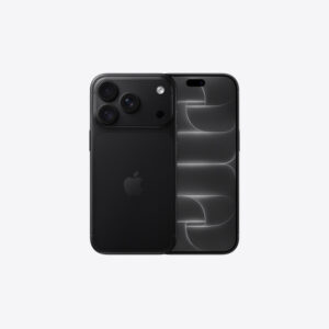 iPhone 18 Pro (6.3-inch) in Black – official Apple finish-select art