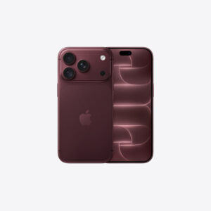 iPhone 18 Pro (6.3-inch) in Burgundy – official Apple finish-select art