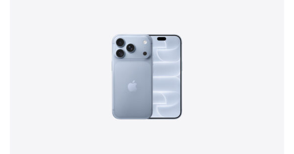 iPhone 18 Pro (6.3-inch) in Glacier – official Apple finish-select art