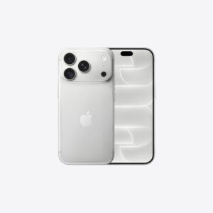 iPhone 18 Pro (6.3-inch) in Silver – official Apple finish-select art