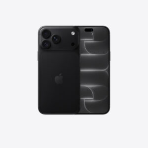 iPhone 18 Pro Max (6.9-inch) in Black – official Apple finish-select art
