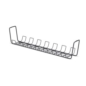 StarTech.com Under-Desk Basket Cable Management Tray - Black, 1-Pack StarTech.com Basket Under-Desk Cable Tray - Black
