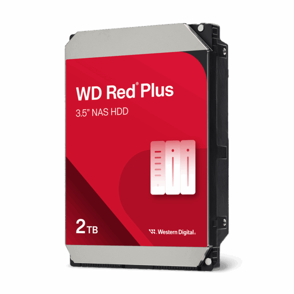 Western Digital WD Red Plus 2TB NAS Hard Drive - WD20EFPX